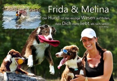 Foto-Collage Frida und Melina