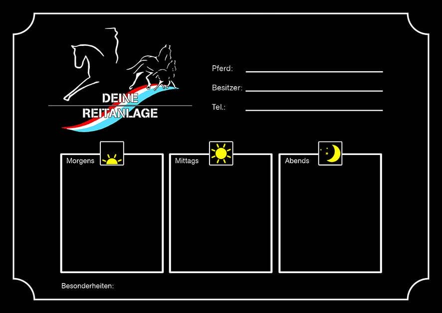 individueller Futterplan fürs Pferd mit Logo deiner Reitanlage