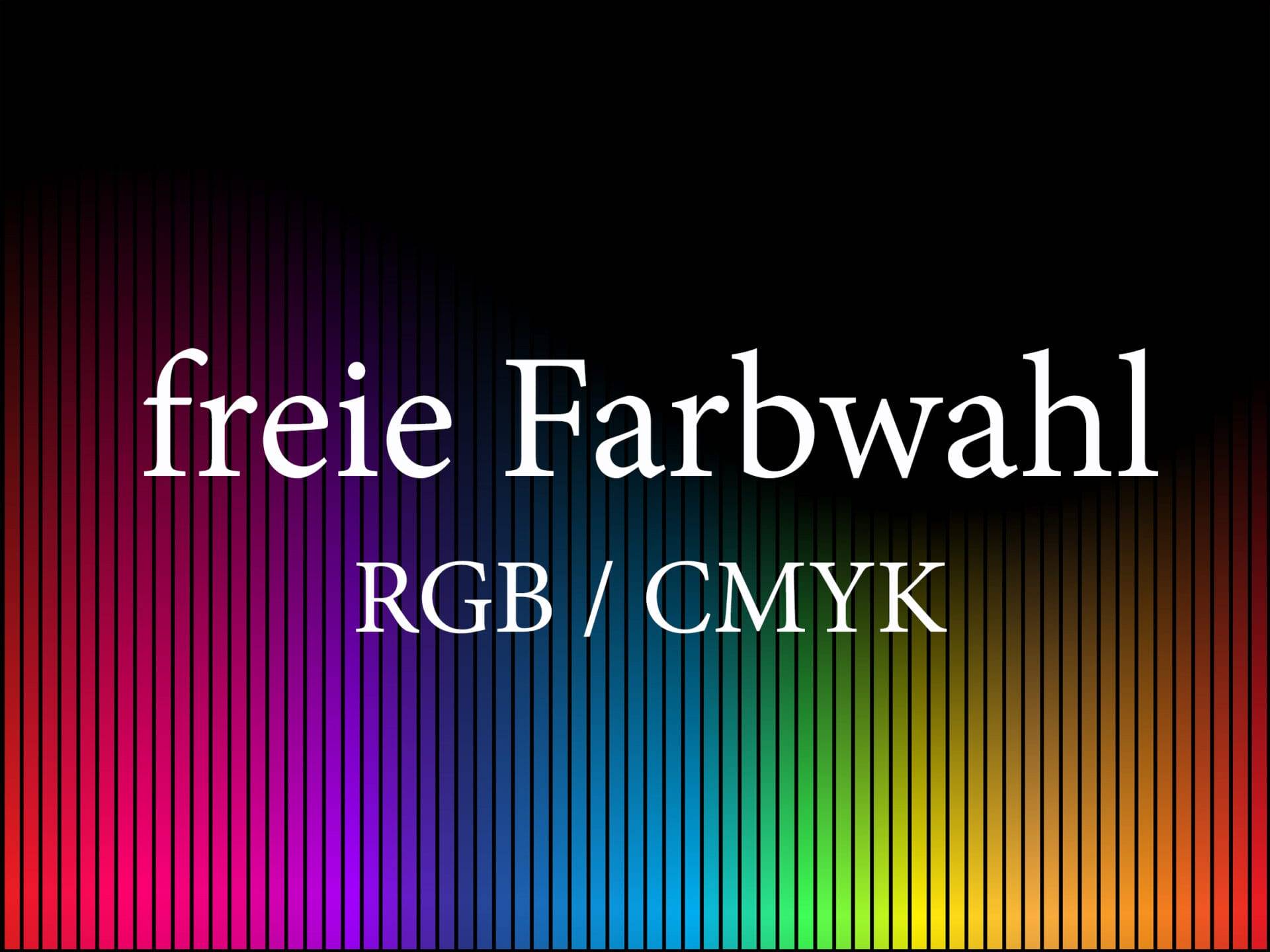 Freie Farbwahl für Dein Boxenschild fürs Pferd. Farbe in RGB oder CMYK