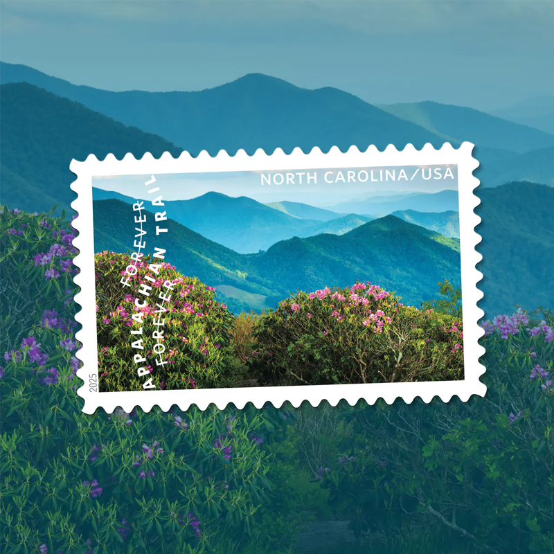2025 The Appalachian Trail Forever Stamps, Sheet of 15 |Multiple Stamp Designs - Image 1