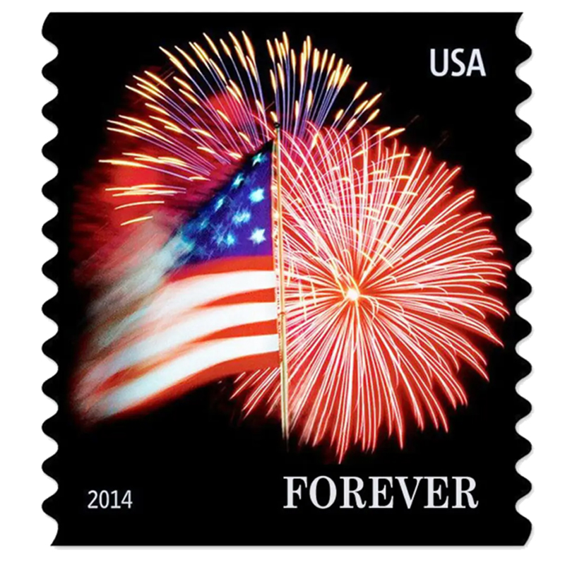 (2014) USPS American Star-Spangled Flag Forever Stamps - Image 1