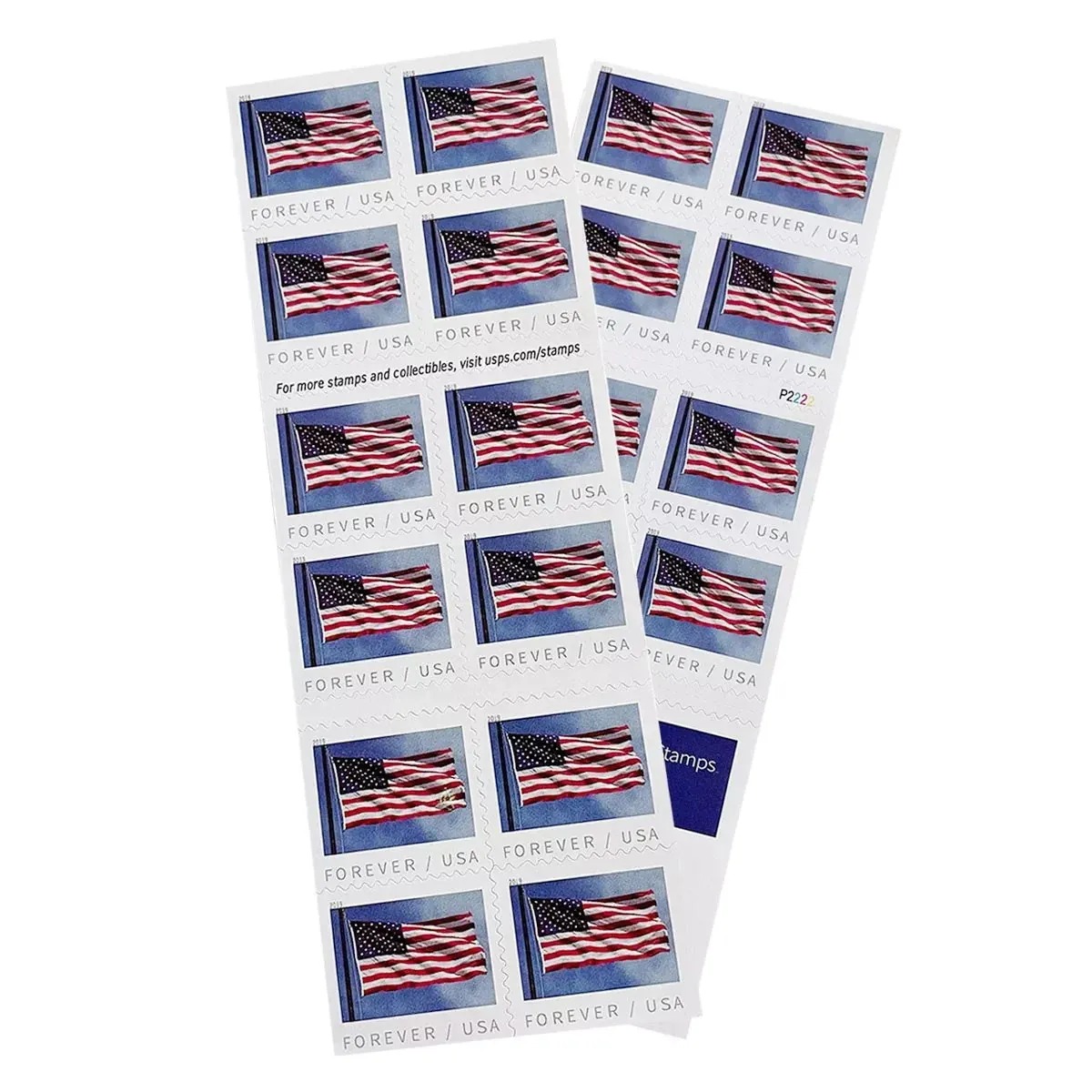 2019 USPS Flag Forever First Class Postage Stamps - Image 1
