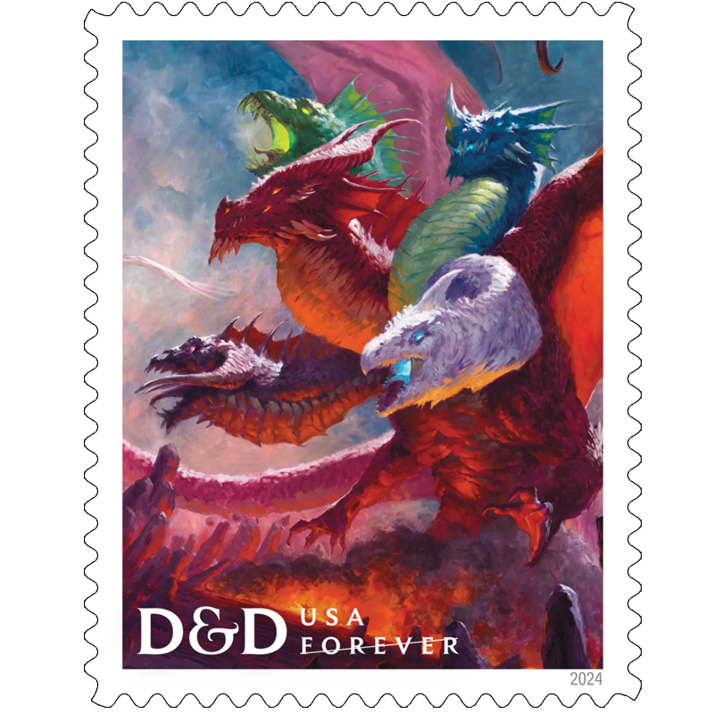 2024 forever stamps Dungeons & Dragons - Image 1
