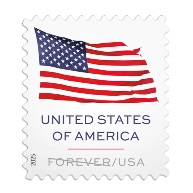 2025 U.S. Flag sheets Forever Stamps Booklet of20 - Image 1