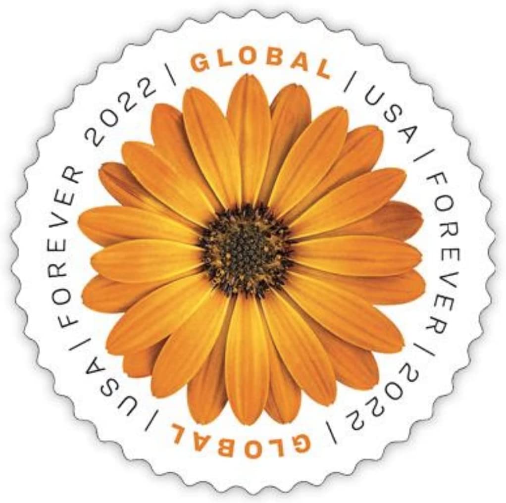 (2022) USPS Global Forever International Mail African Daisy Postage Stamps - Image 2
