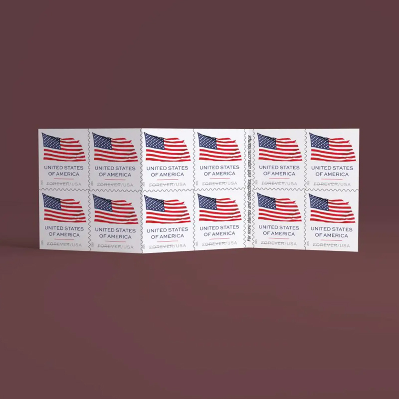 2025 U.S. Flag sheets Forever Stamps Booklet of20 - Image 2