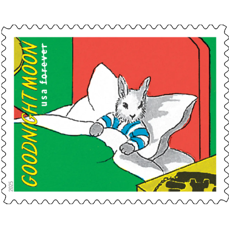 2025 Goodnight Moon Stamps, Sheet of 16 - Image 2
