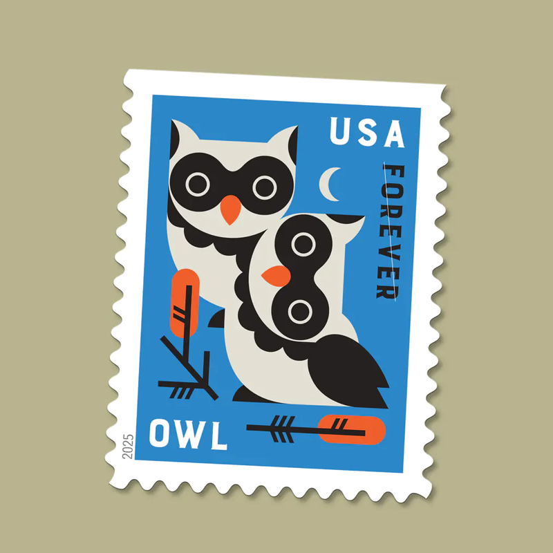 2025 Baby Wild Animals Stamps, Booklet of20 - Image 2