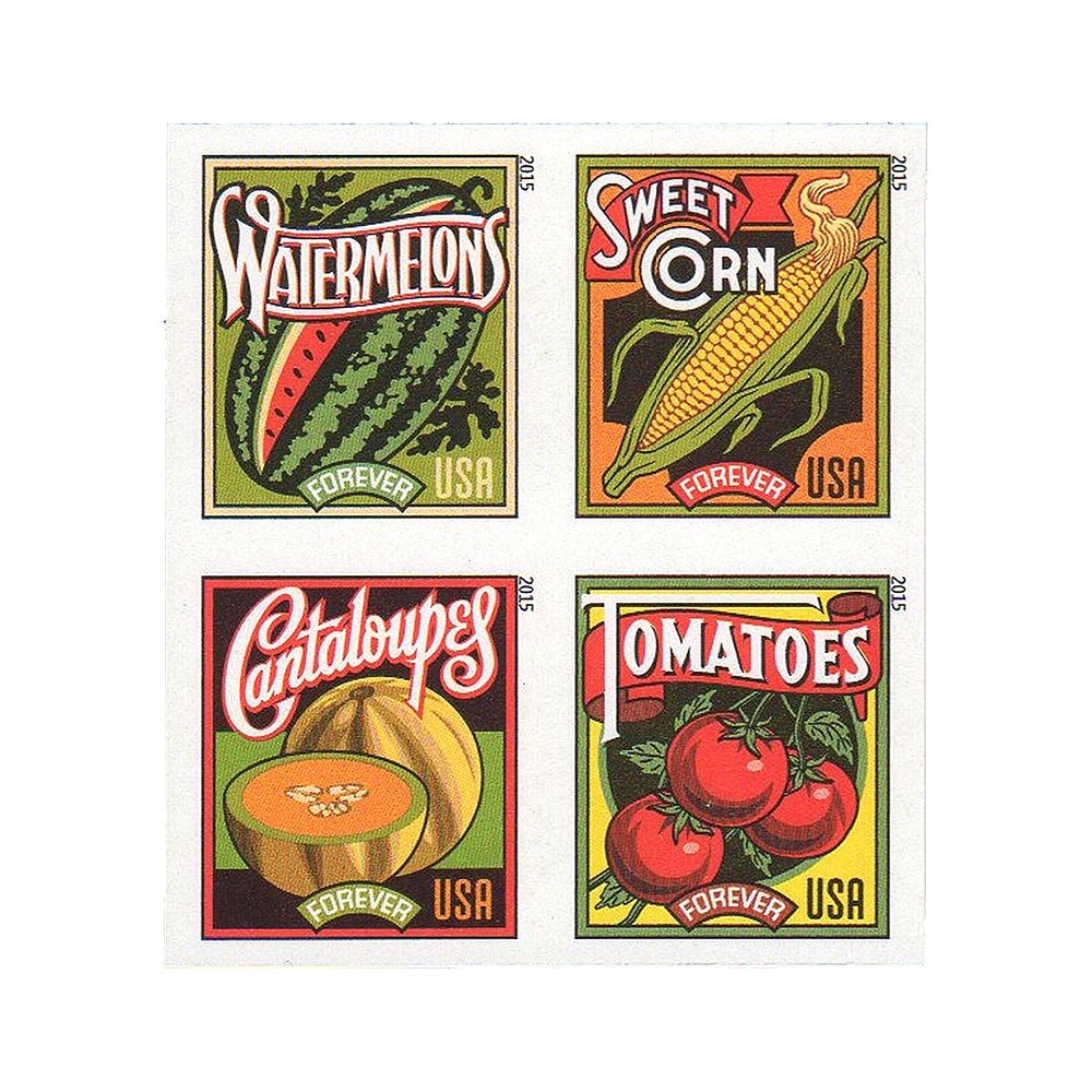 (2015) USPS Summer Harvest Forever Stamps - Image 1