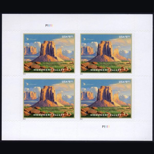 2022 Memorial Valley Priority Stamp  4 Priority Mail Stamp