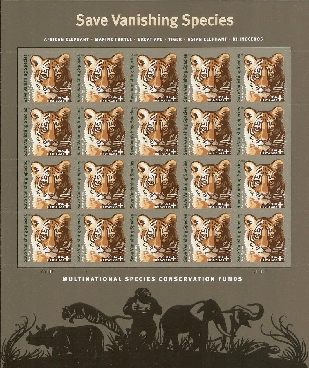 f5dae9977e.jpeg (2011) USPS Save Vanishing Species Postage Stamps - Image 1