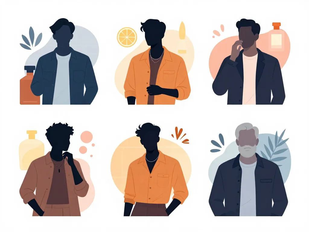 eau de toilette pour homme silhouettes mode familles olfactives