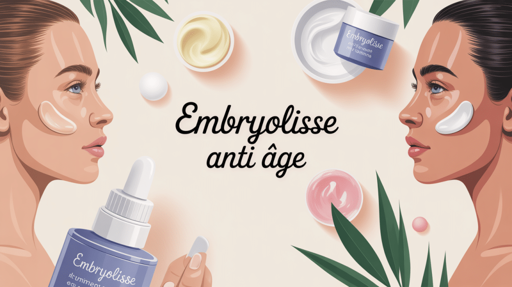 embryolisse anti age avis soins illustration vectorielle
