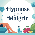 maigrir par hypnose image vectorielle bien-être