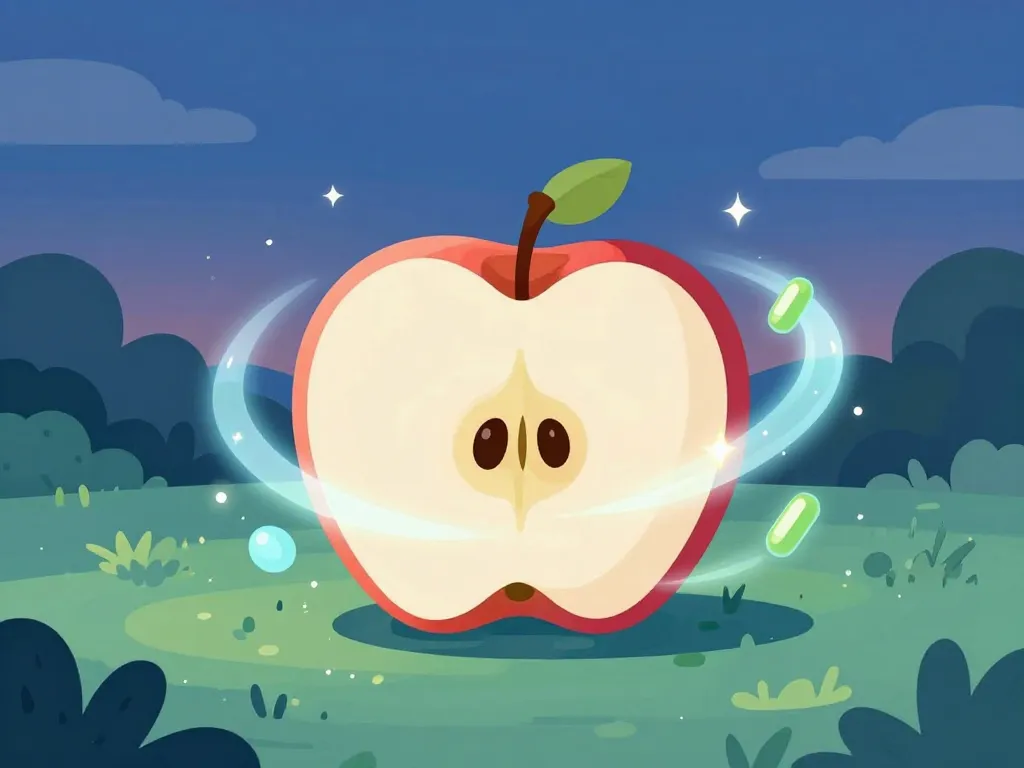 manger une pomme le soir bienfaits nutrition première nuit