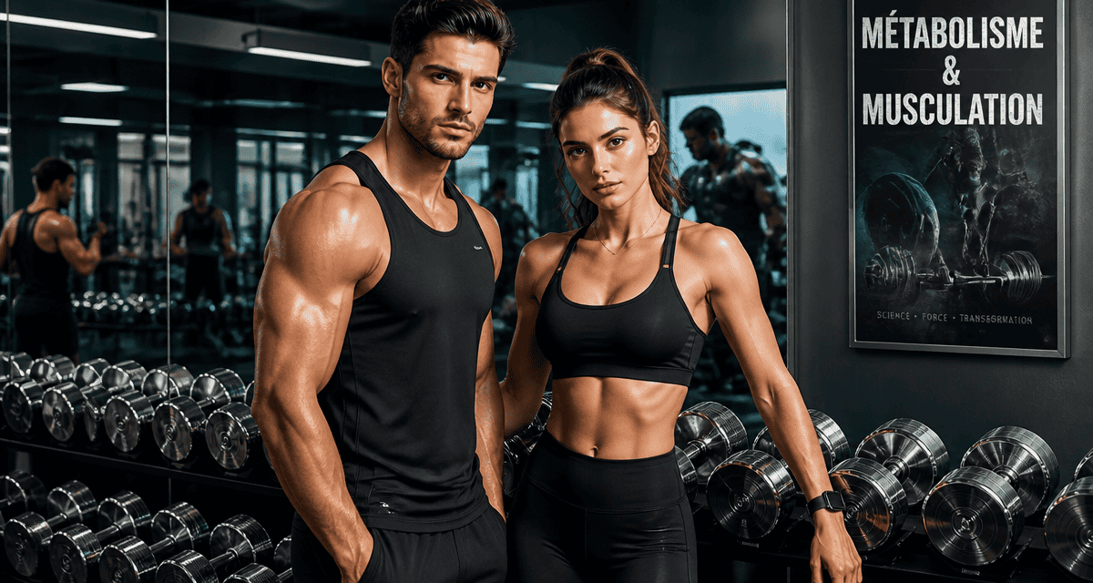Métabolisme et musculation homme femme salle de sport