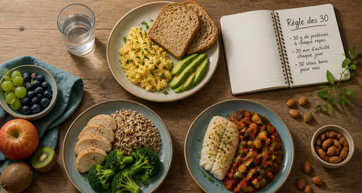 plan alimentaire pour perte de poids assiettes saines