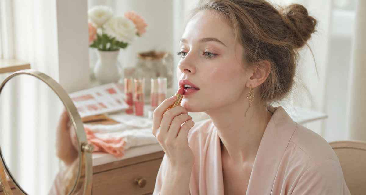 quelle couleur de rouge à lèvres pour peau claire femme applique rose framboise