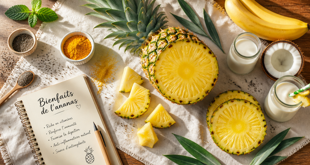 10 bienfaits de l ananas ananas frais smoothie