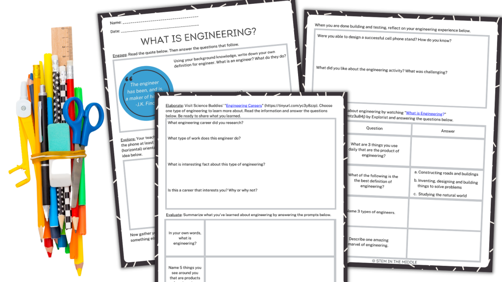 First day of STEM activities