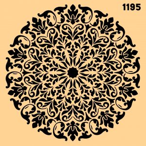 Mandala Schablone | 1195