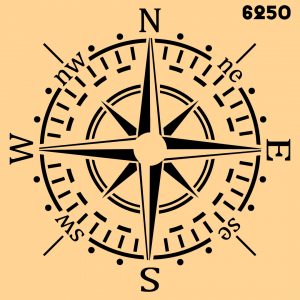 Kompass-Schablone | 6250