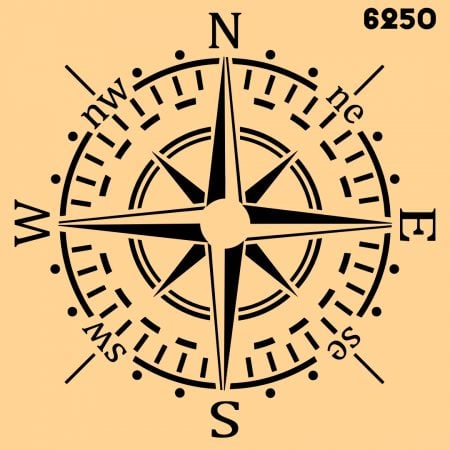 Kompass-Schablone | 6250