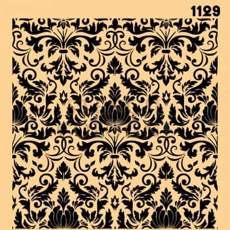 Tapetenmuster Schablone | 1129