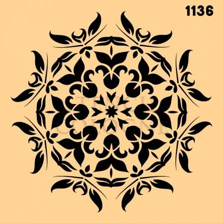 Mandala Schablone | 1136