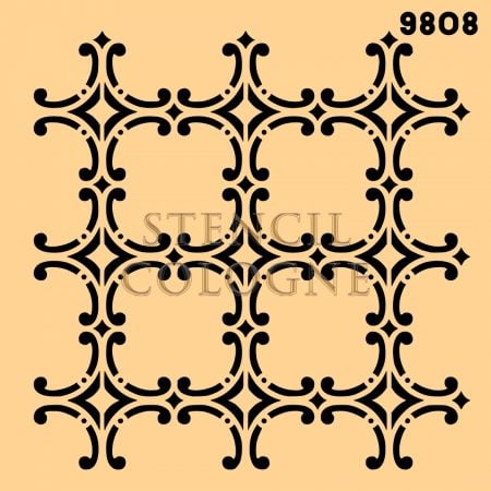 Fliesenmuster-Schablone | 9808