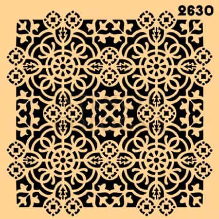 Damask Schablone | 2630