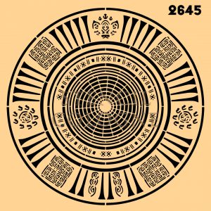 Mandala Schablone 100x100 | 2645