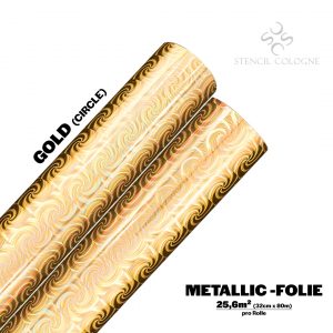 Metallic-Folie [Gold,Circle]