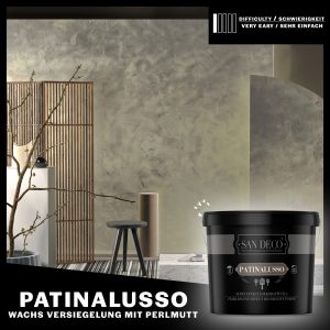 Patinalusso | Wachs für mineralische Oberflächen