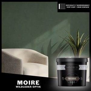 SanDeco MOIRE | Wildleder-Effekt