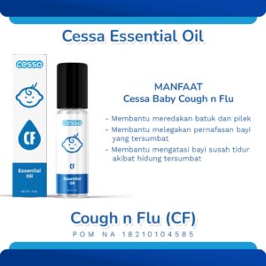 Cessa Cough n Flu - Minyak Telon Untuk Meredakan Batuk Pilek Essential Oil Pereda Batuk & Pilek Bayi