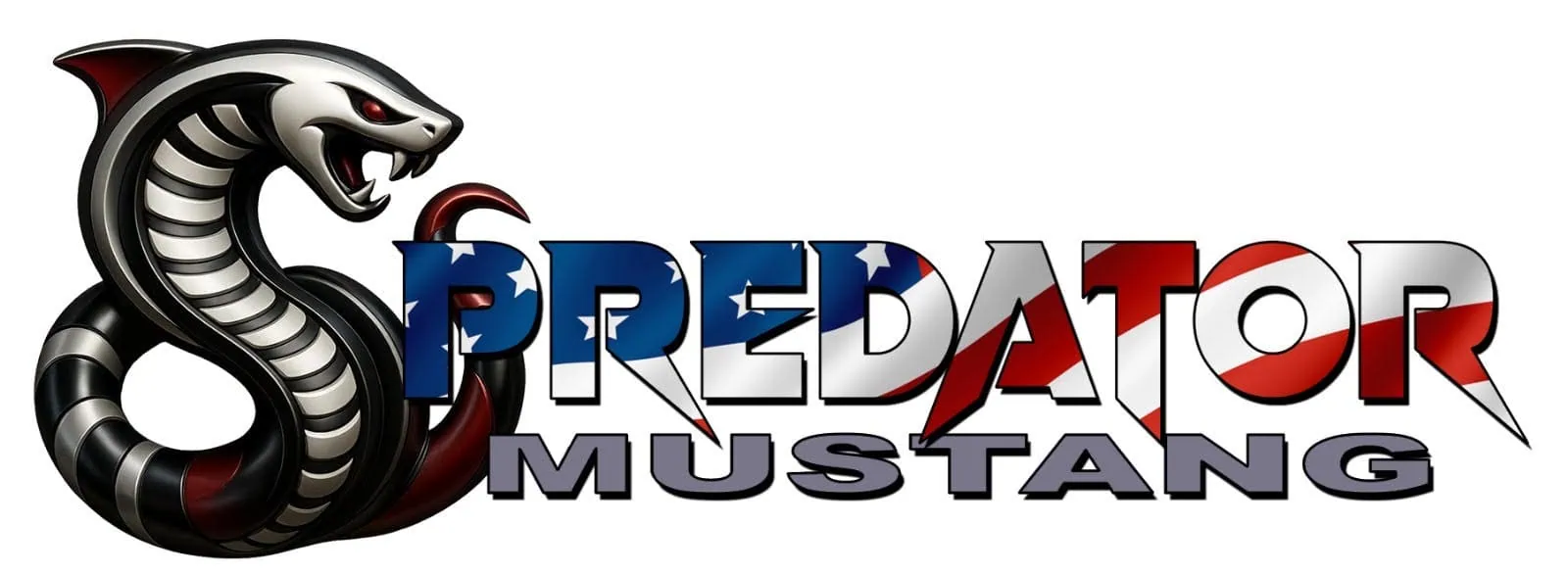 Predator Mustang with aggressive design and fierce look.