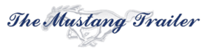 Classic Ford Mustang trailer at Mustang Week event.