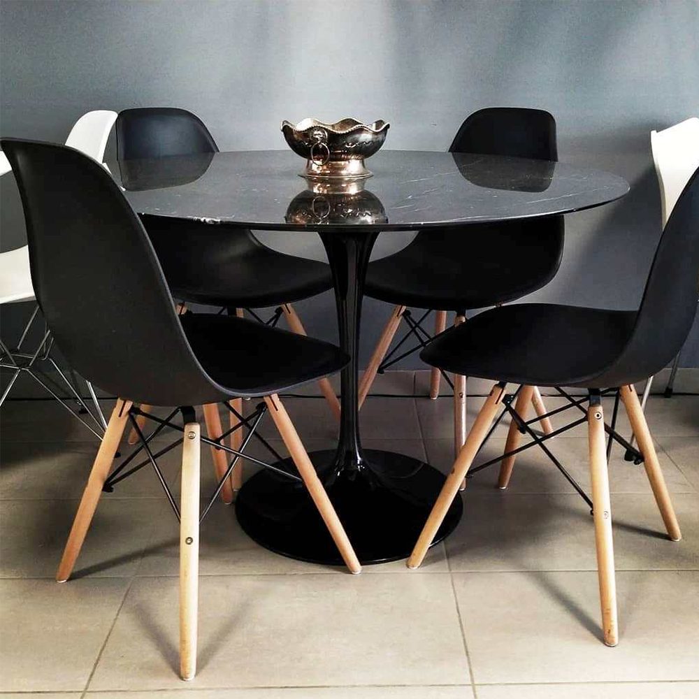 Tavolo Tulip Eero Saarinen rotondo laminato o marmo