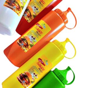 Refillable Ketchup Bottle – Squeeze Sauce Bottle for Kitchen