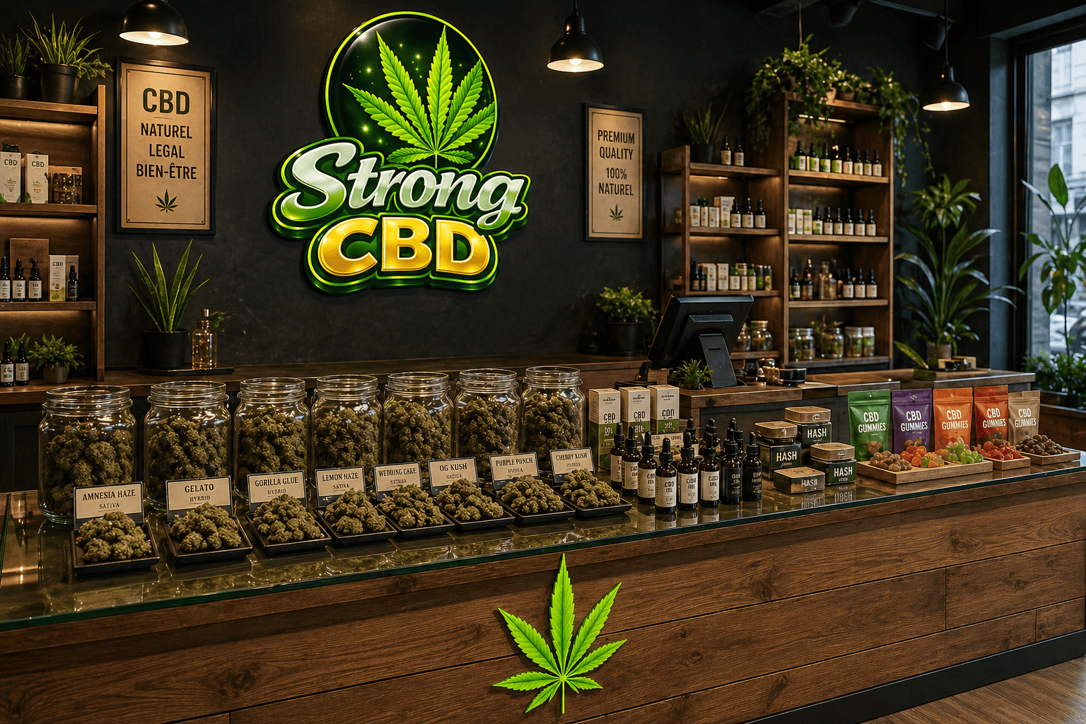 acheter fleurs CBD France boutique en ligne qualité StrongCBD