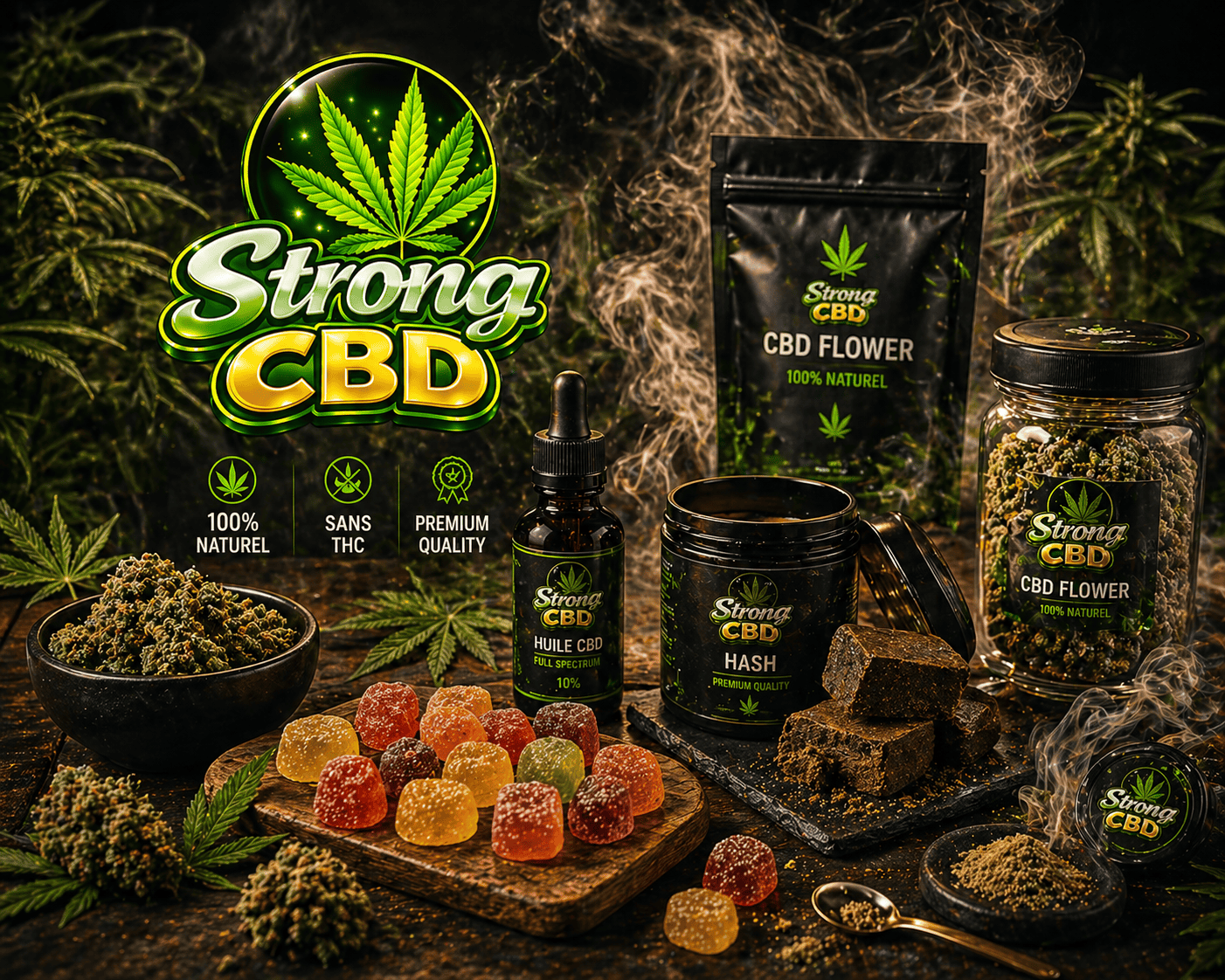 comment consommer fleurs CBD vaporisation joint infusion StrongCBD