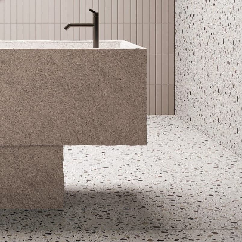 Skala Light Greige Terrazzo Badezimmer