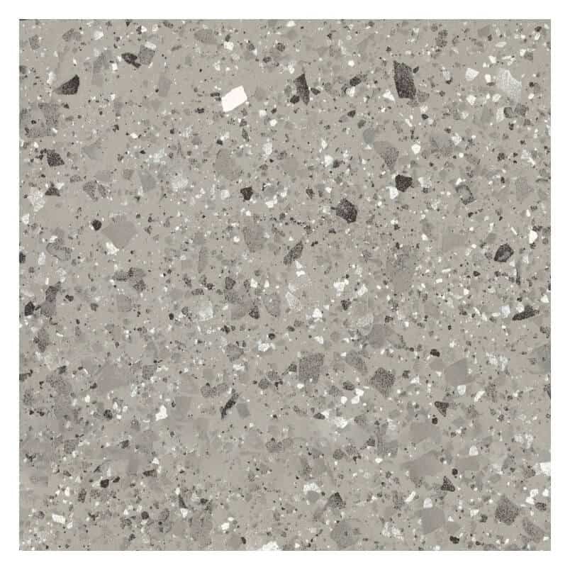 Mont Blanc Grey Terrazzo einzelne Fliese