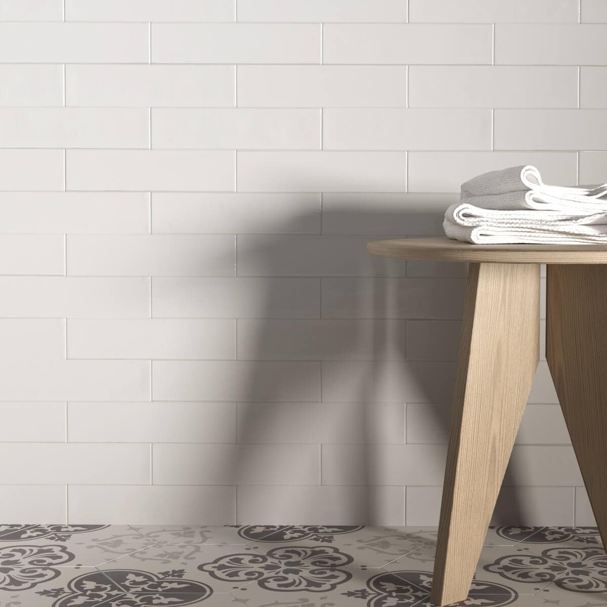 weisse fliese subway tile white