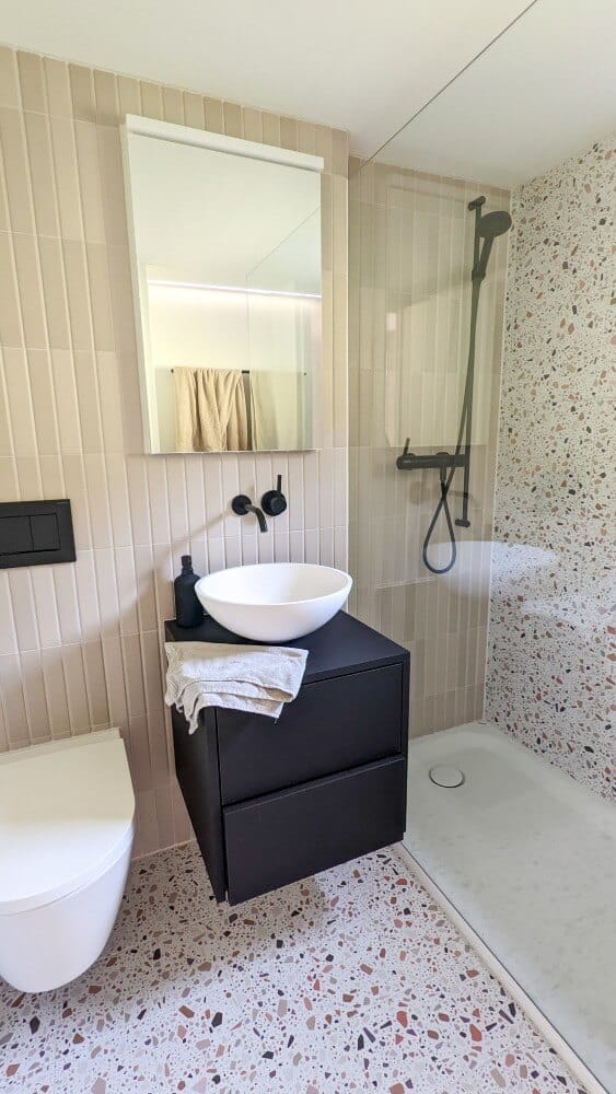 dusche, lavabo