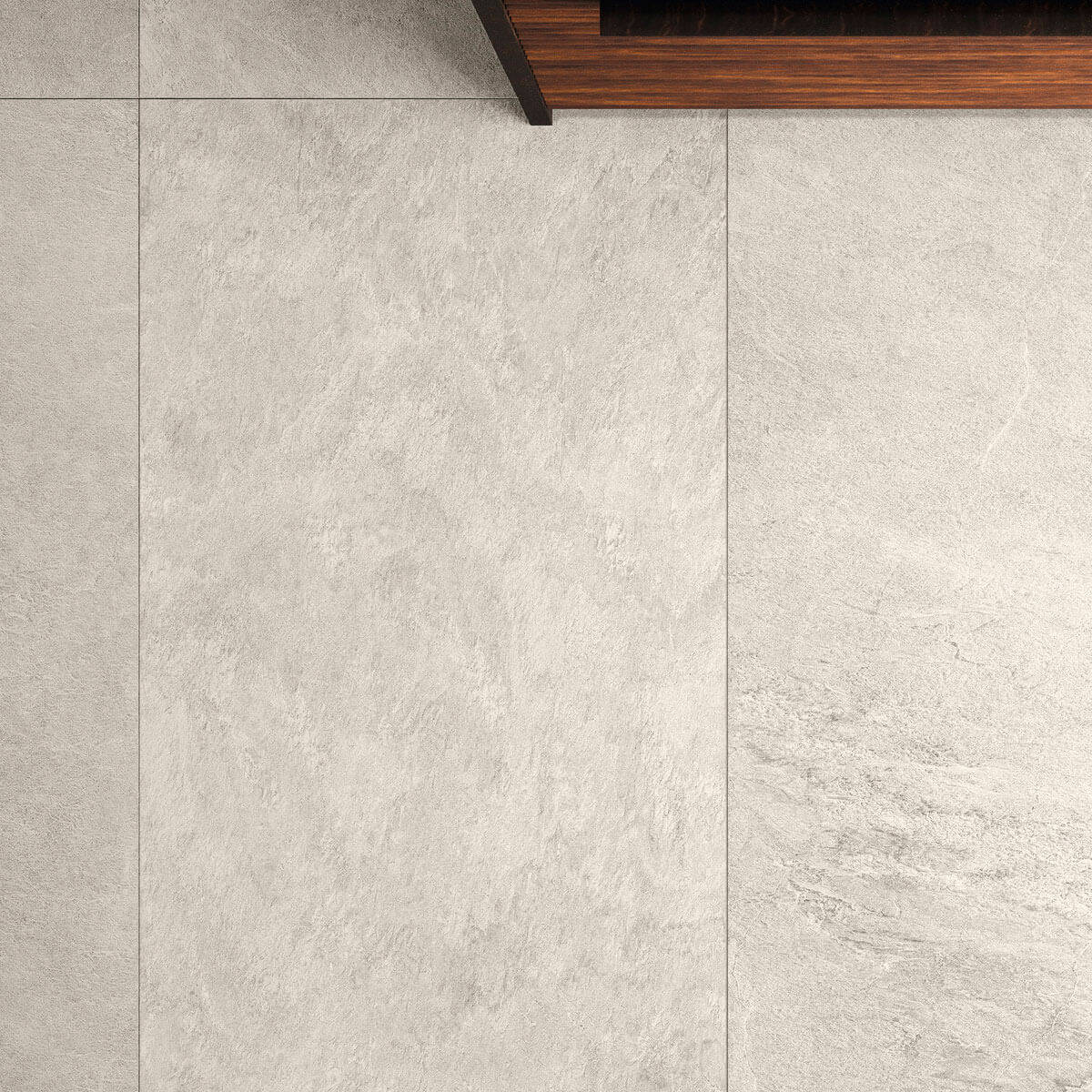 heller Fussboden mit Fliese Miara Ice