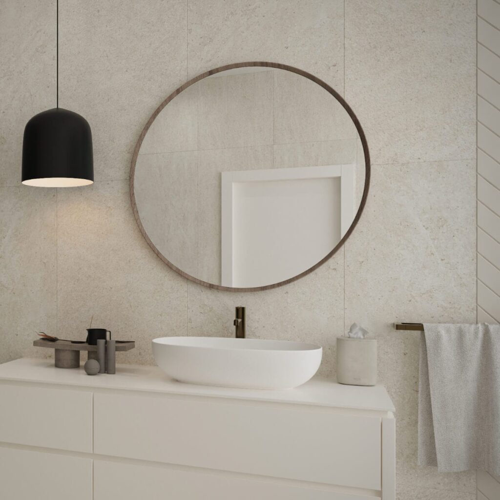 Fliese in hellem beige