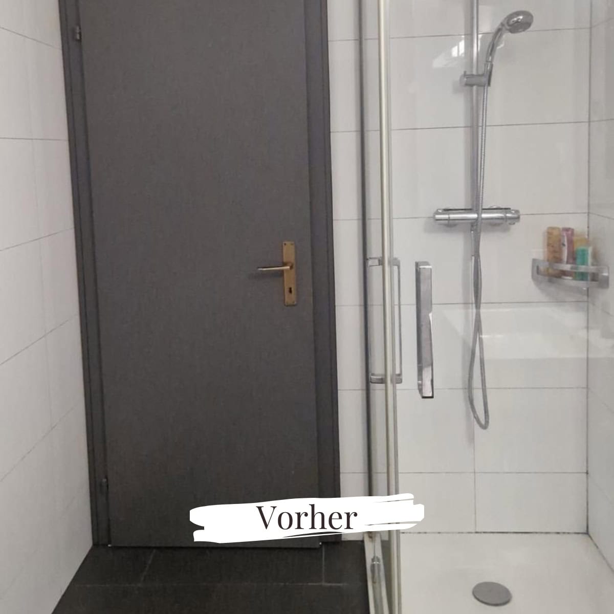 vorher badezimmer grau weiss