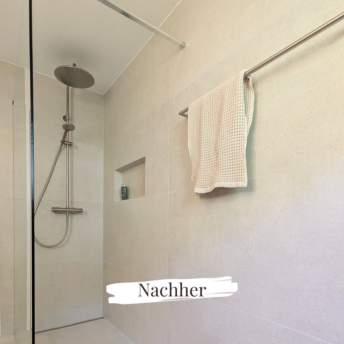 dusche nachher